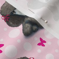 Poodle butterflies  pink M