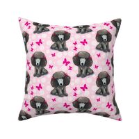 Poodle butterflies  pink M