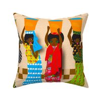 African Water Ladies Tea Towel