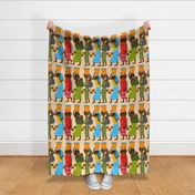 African Water Ladies Tea Towel