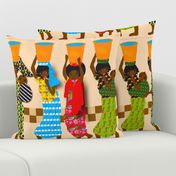 African Water Ladies Tea Towel