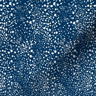 Kelp Dot - Geometric Navy Blue