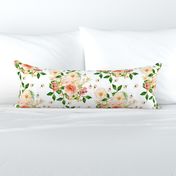  10.5" Floral Peach Delight - Large Print