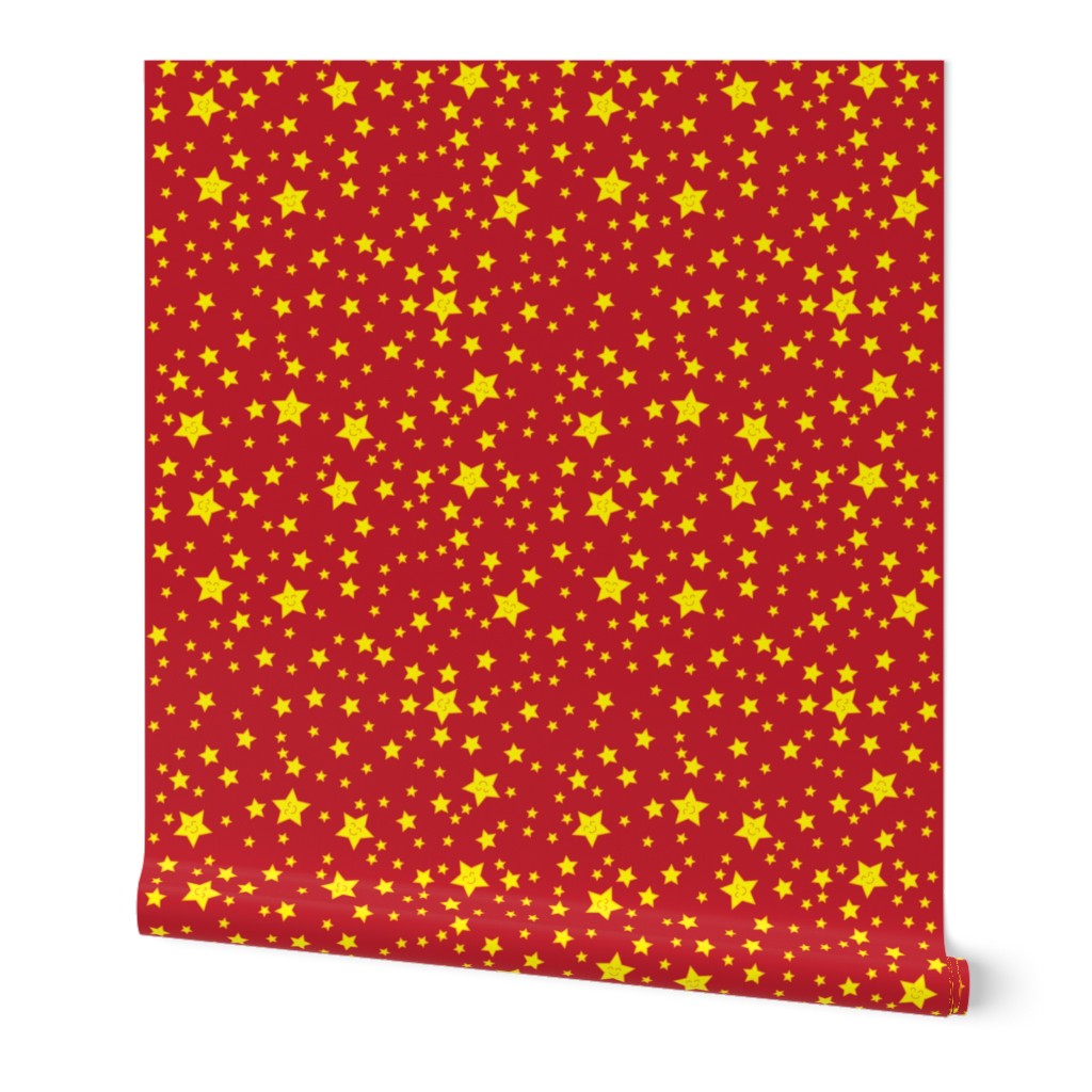 Happy Stars (red)