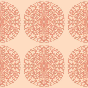 Moroccan Tiles - Peach