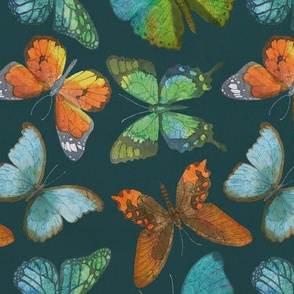 Rustic Butterfly - Jade
