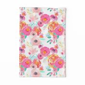 Indy Bloom Blush Florals WHITE B