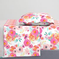 Indy Bloom Blush Florals WHITE B