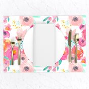 Indy Bloom Blush Florals WHITE B