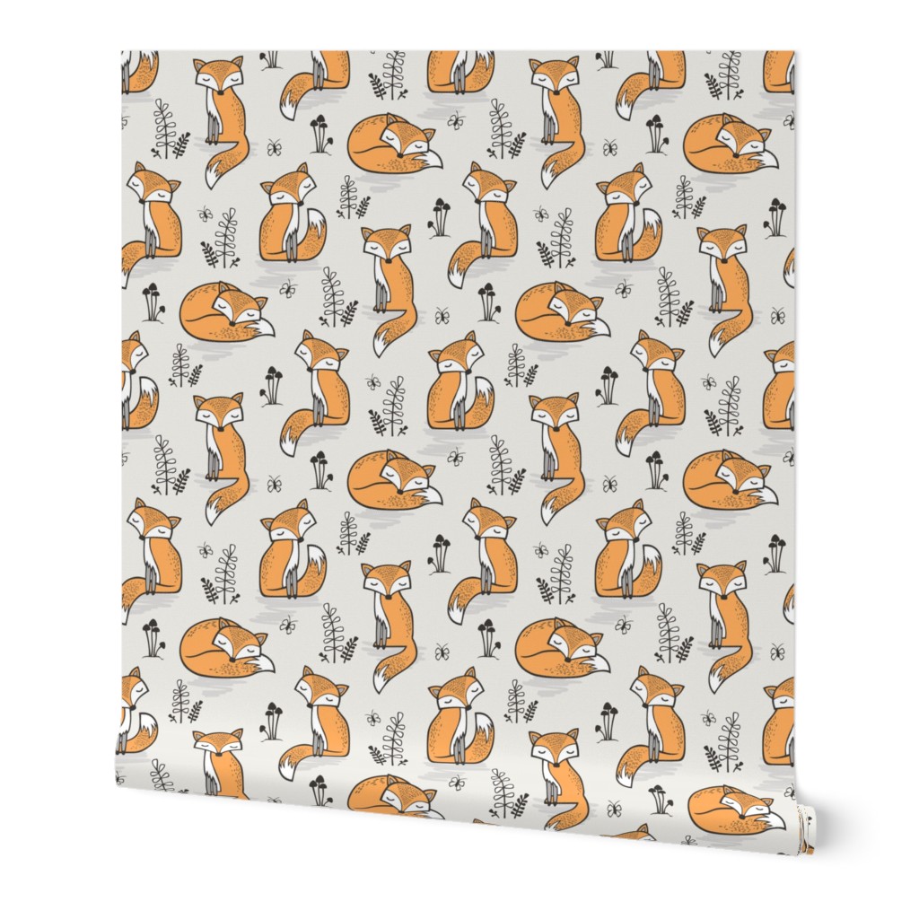 Dreamy Fox in Cloud Grey