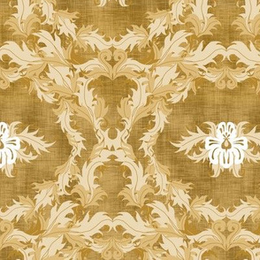 Ornate Floral Gold