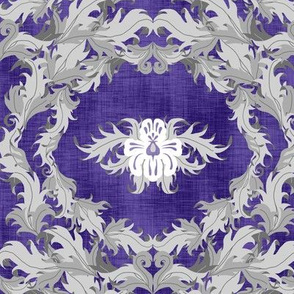 Ornate Floral Purple