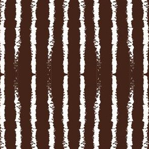 Brown Brush Stroke Stripe