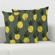 Pineapples Dark Small by Friztin