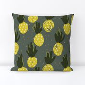 Pineapples Dark Small by Friztin