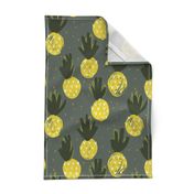 Pineapples Dark Small by Friztin
