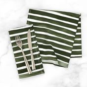 Watercolor Stripes M+M Forest by Friztin