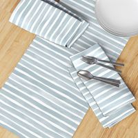 Watercolor Stripes M+M Slate by Friztin