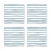 Watercolor Stripes M+M Slate by Friztin