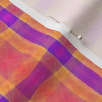 Tropical Sunrise abstract in pink, orange and purple