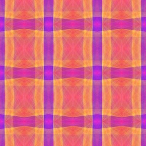 Tropical Sunrise abstract in pink, orange and purple