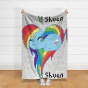 rainbow_dash pixelated cheater quilt