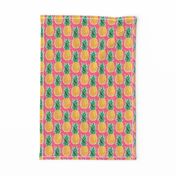 Tropical Geometric Pineapple - Pink