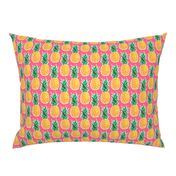 Tropical Geometric Pineapple - Pink