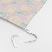 Tropical Geometric Pineapple - Pink