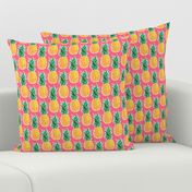 Tropical Geometric Pineapple - Pink