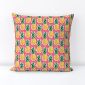 Tropical Geometric Pineapple - Pink