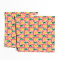 Tropical Geometric Pineapple - Pink