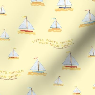 Sail Boats- Yellow