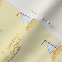 Sail Boats- Yellow