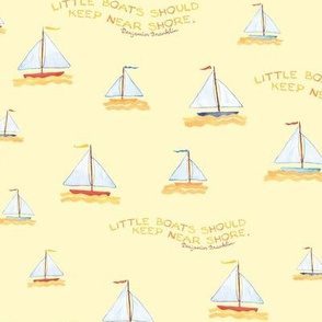 Sail Boats- Yellow