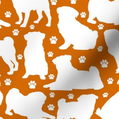 Pugs n Paws - Orange // Large