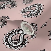 bandana paisley dawn pink dbb8b4