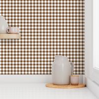 Mini Gingham Brown