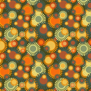Sparkling Zulu Sunflowers by Cheerful Madness!!