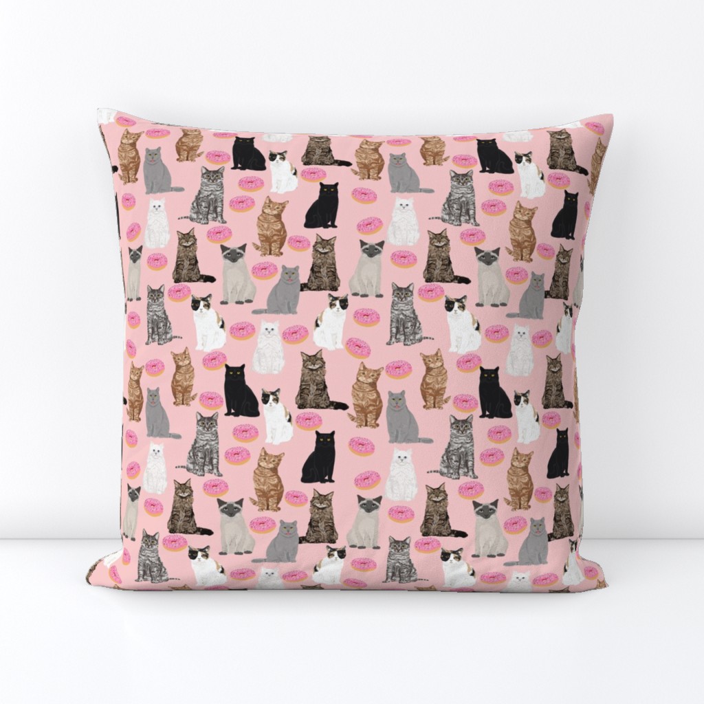 cats and donuts pink sweet doughnuts donut food pink sweets bakery cats girls 