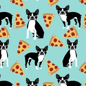 boston terrier dog dogs pizza food trendy food print bostons boston terrier dogs