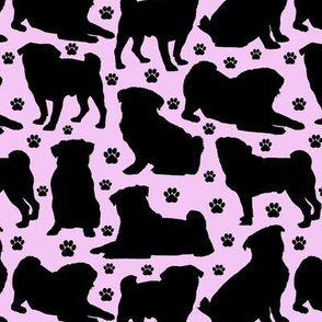 Pugs n Paws - Pink // Small