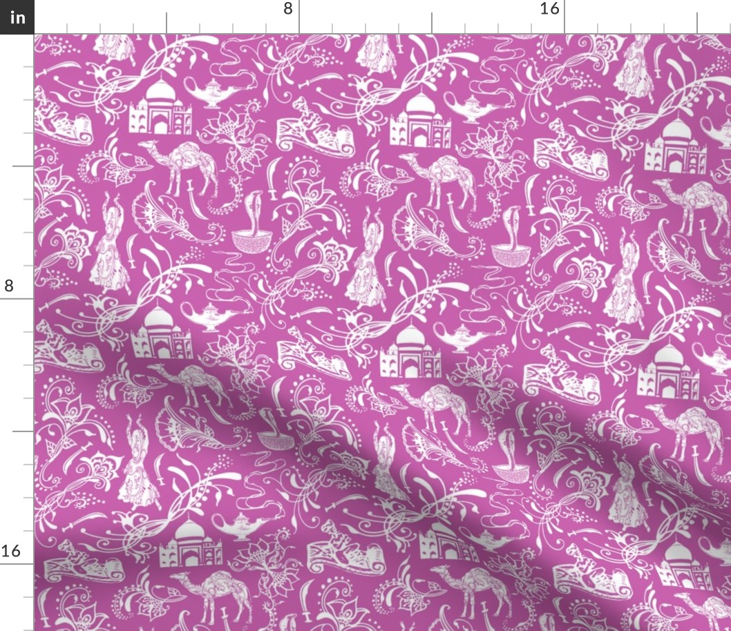 Arabian Nights on Fuchsia // Small-size