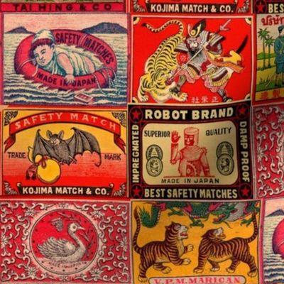 japanese matchbook covers