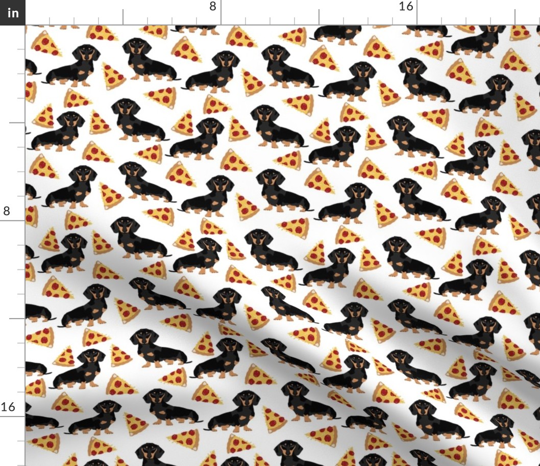 doxie dachshunds pizza funny cute pets pet dog food pizzas dachshunds fabric