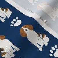 beagle beagles navy blue blue dog dogs pet dog pet owners cute beagle fabric