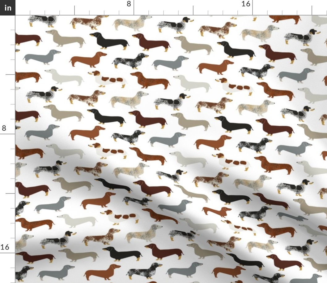 Dachshund fabric best sale