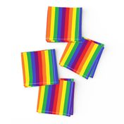 Rainbow Pride Stripes 1/2 inch (vertical)