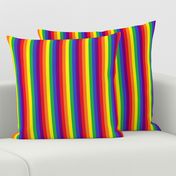 Rainbow Pride Stripes 1/2 inch (vertical)