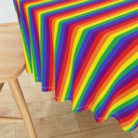 Rainbow Pride Stripes 1/2 inch (vertical)